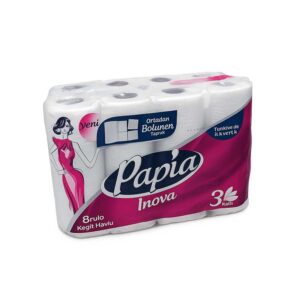 Papia Inova Kağıt Havlu 8’li Paket – 3 Katlı Ortadan Bölünen Yaprak