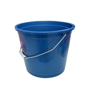 Saplı Metal Kulplu Plastik Temizlik Kovası – Dayanıklı Su Kovası (Lacivert)