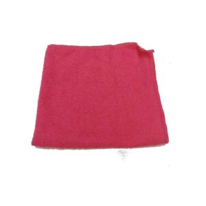 Kırmızı Mikrofiber Temizlik Bezi – İz Bırakmaz, Yüksek Emici Çok Amaçlı Bez