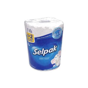 Selpak 1=2 Dev Rulo Kağıt Havlu – Süper Emici, Çift Katlı, Uzun Ömürlü